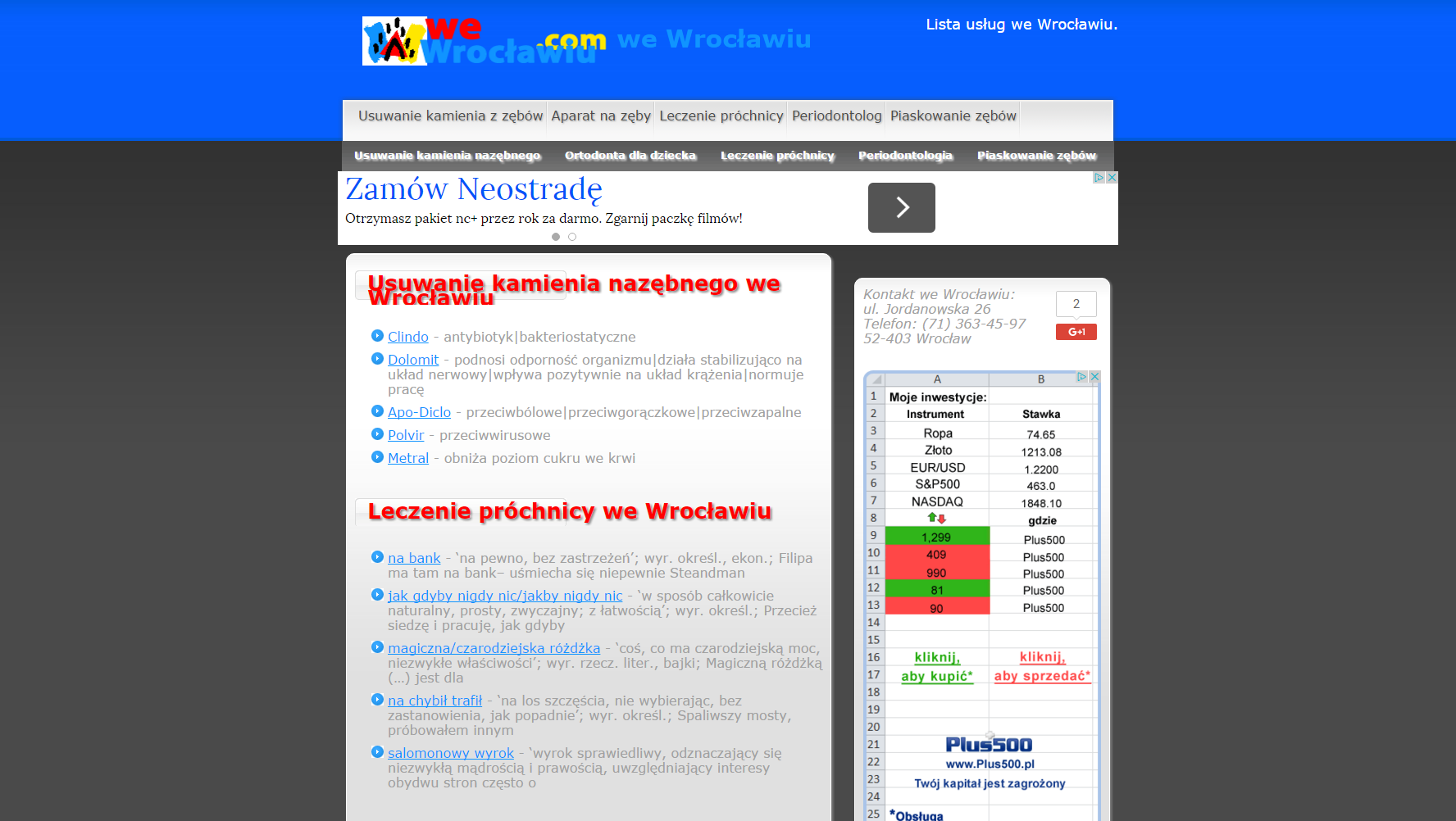 Project We-Wrocławiu.com